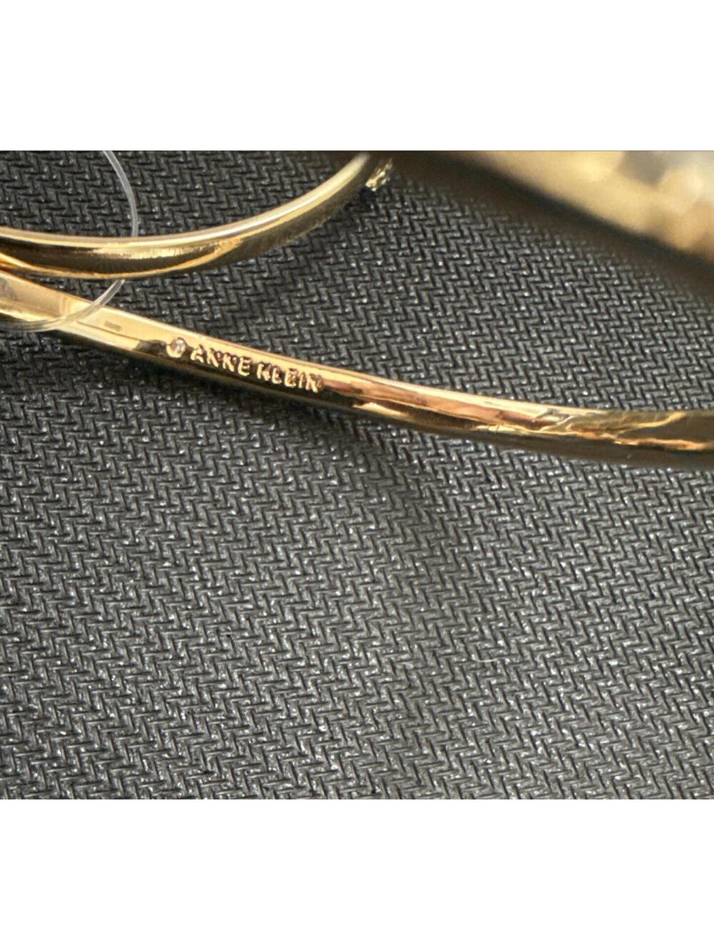 Goldtone Anne Klein Necklace Bangle Bracelet Jewelry Bundle New - Picture 7 of 7